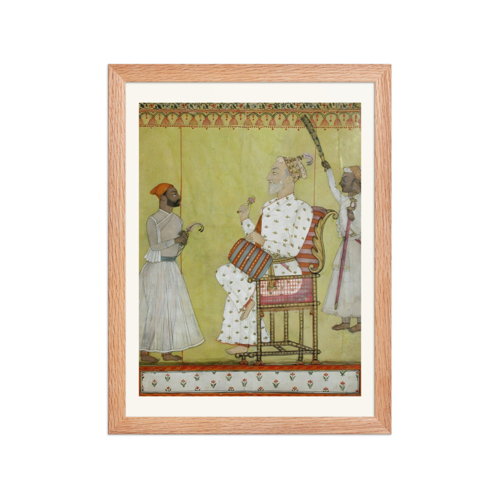 A Ruler on His Throne, Holding a Rose — view 2