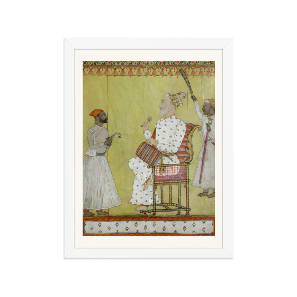 A Ruler on His Throne, Holding a Rose — view 3
