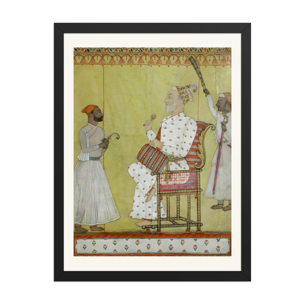 A Ruler on His Throne, Holding a Rose — view 4