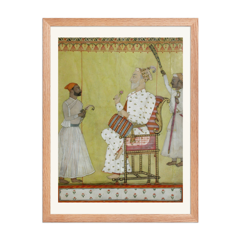A Ruler on His Throne, Holding a Rose — view 5