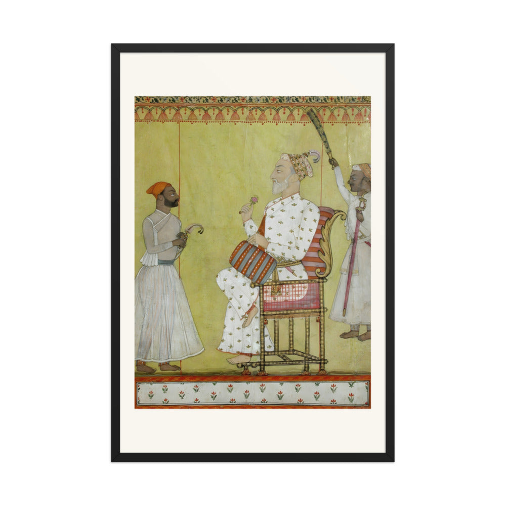 A Ruler on His Throne, Holding a Rose — view 7