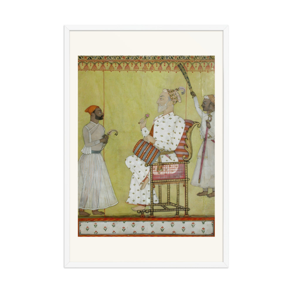 A Ruler on His Throne, Holding a Rose — view 9