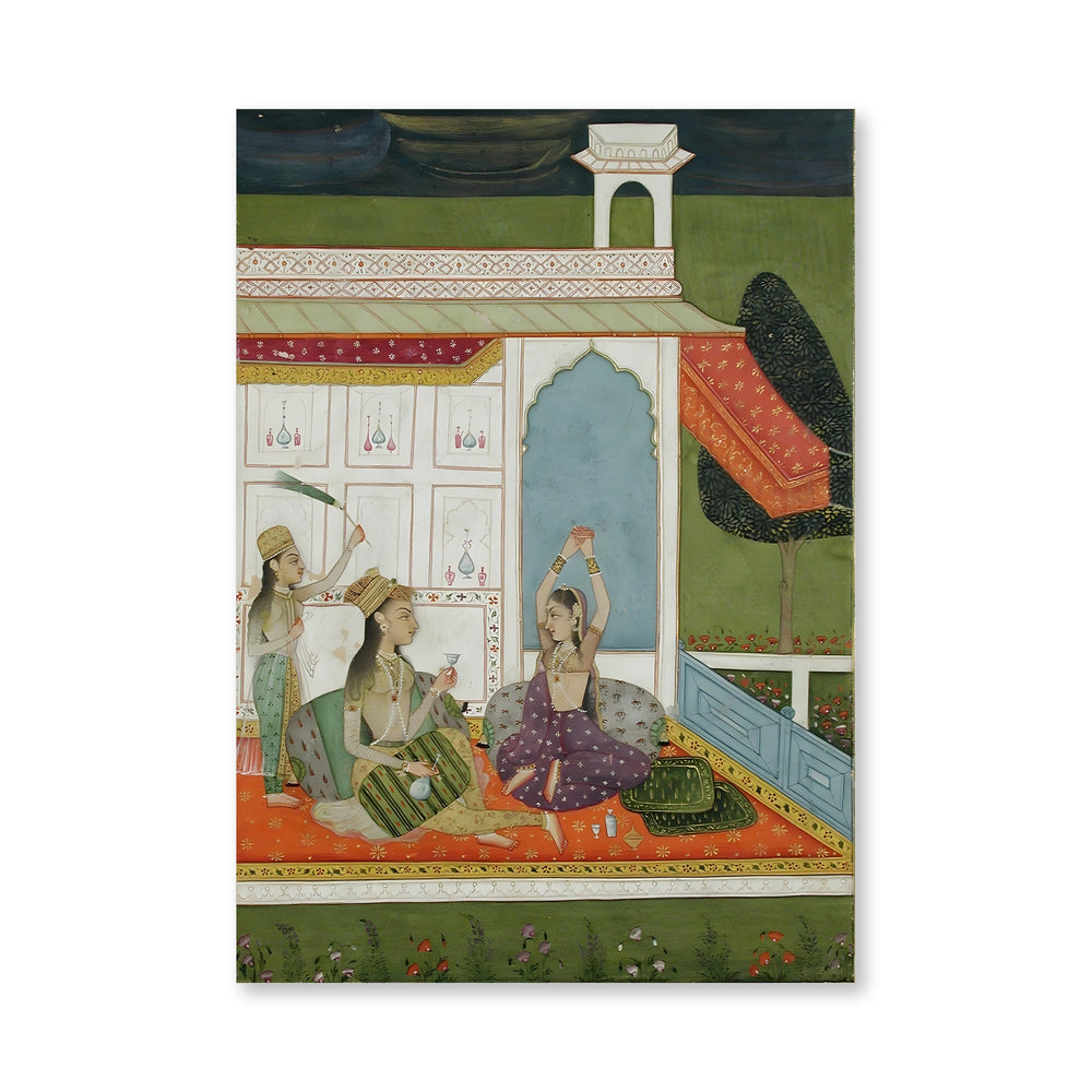A Lady Watching a Dancer — a Ragamala Folio — view 4