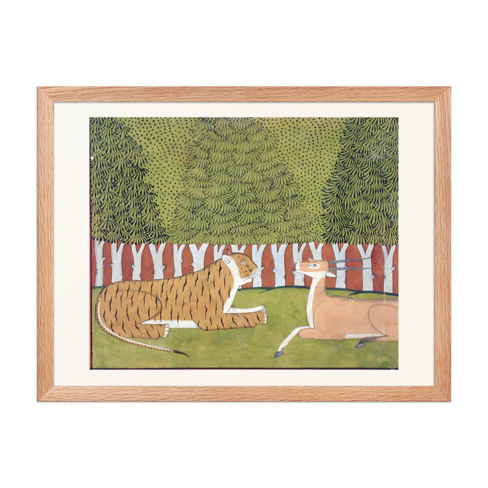 Tiger and Blackbuck — a Madhu-Malati Folio — view 2