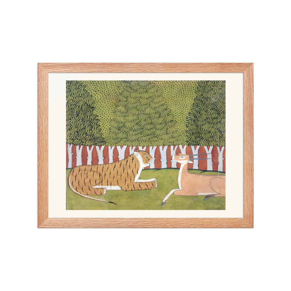 Tiger and Blackbuck — a Madhu-Malati Folio — view 2