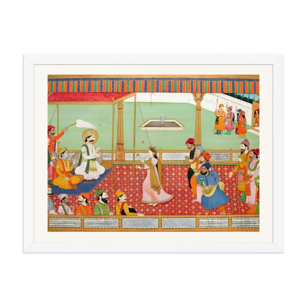 A Woman Juggles for the King and His Court — view 3