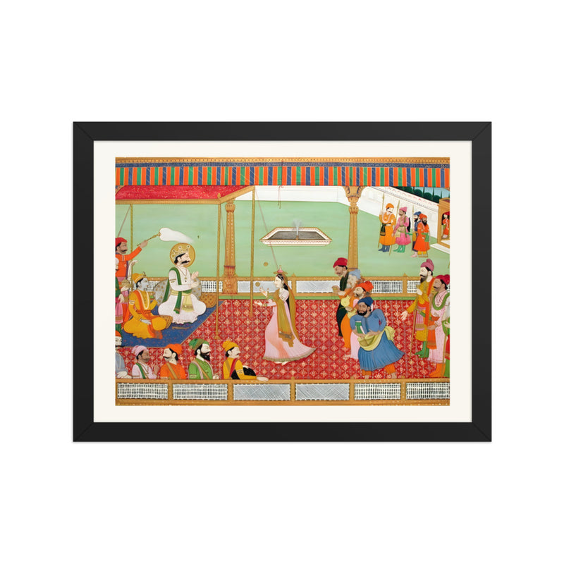 A Woman Juggles for the King and His Court