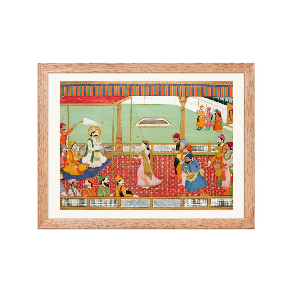 A Woman Juggles for the King and His Court — view 2