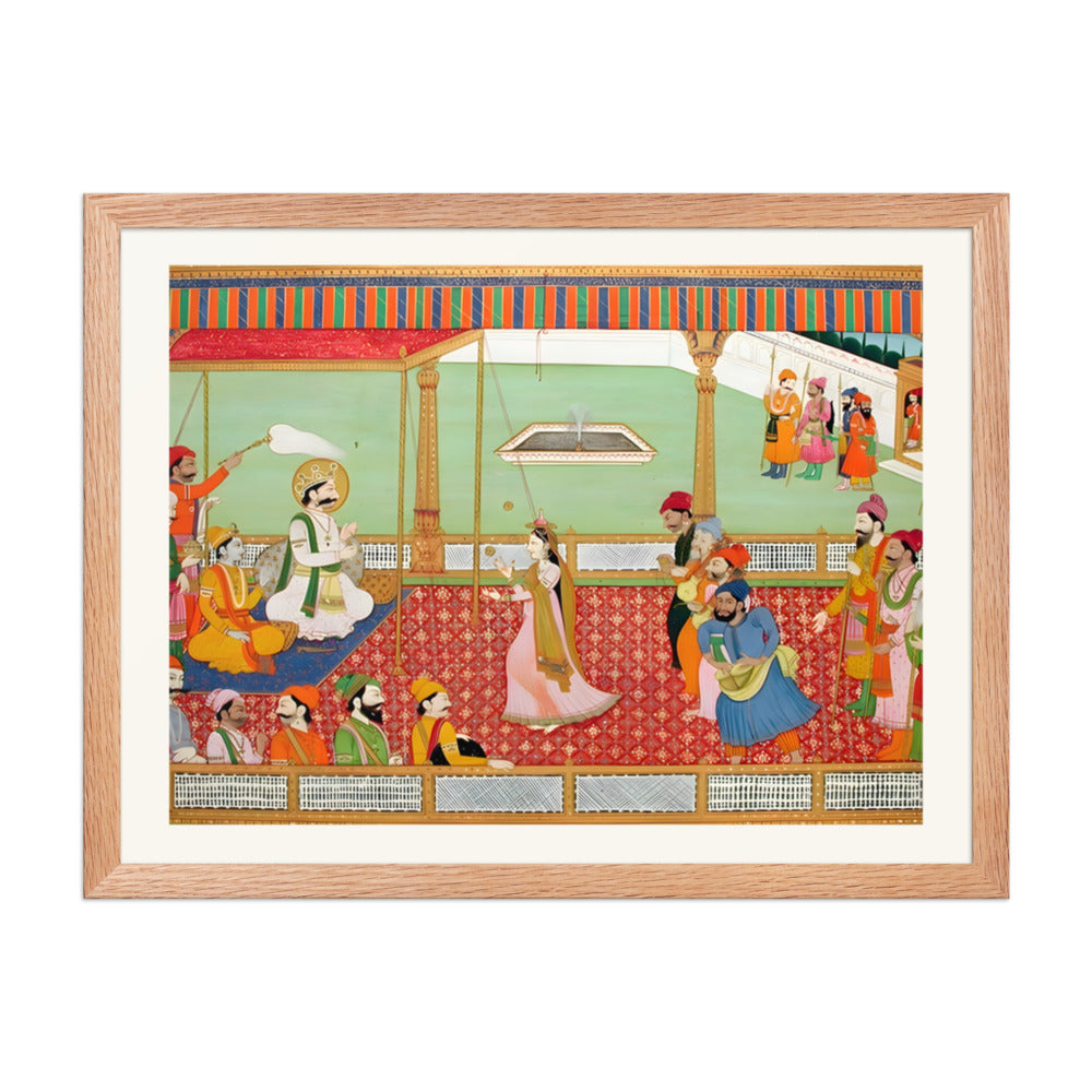 A Woman Juggles for the King and His Court — view 5