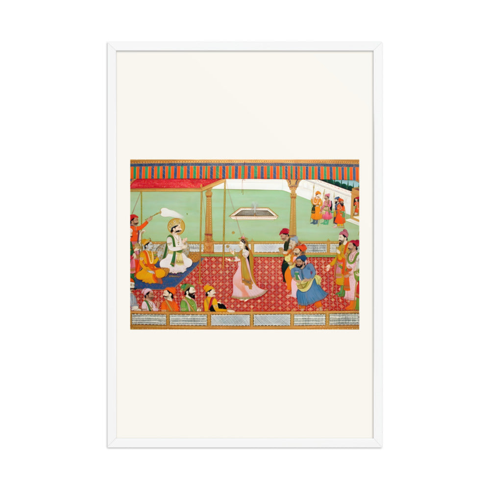 A Woman Juggles for the King and His Court — view 9