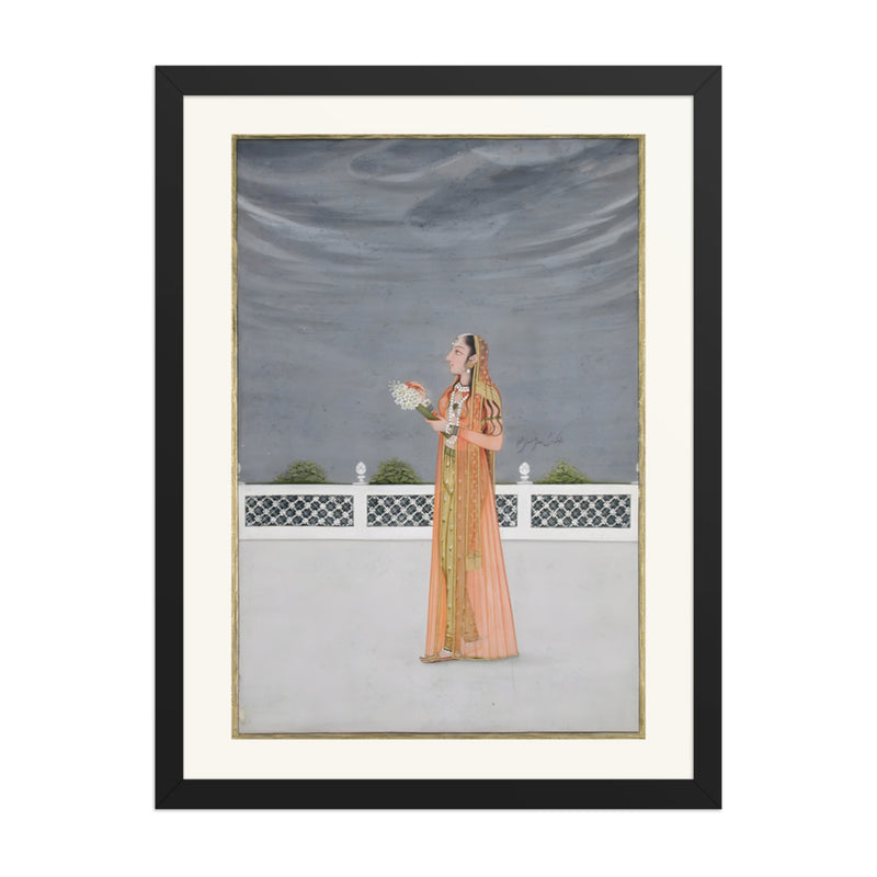 A Lady with Narcissus on a Terrace