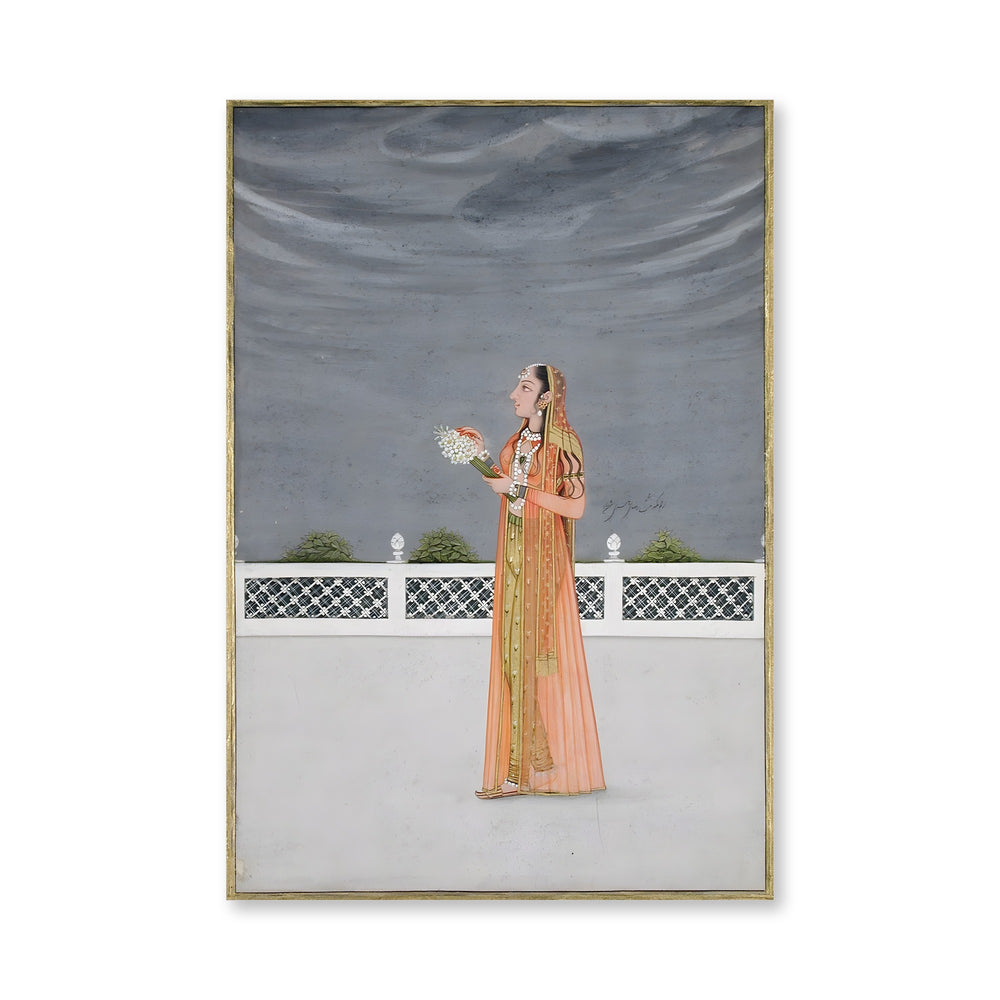 A Lady with Narcissus on a Terrace — view 4