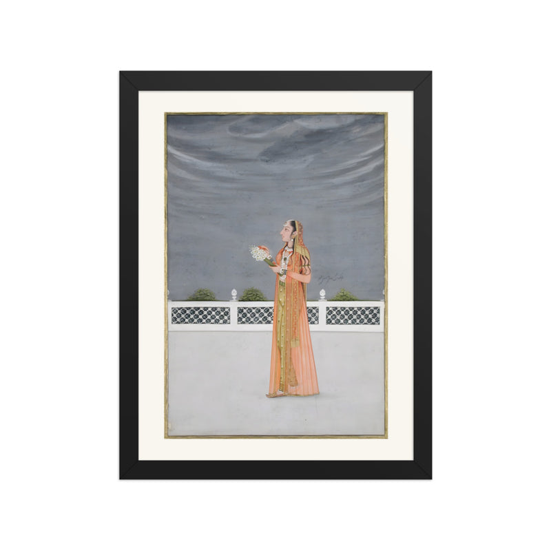 A Lady with Narcissus on a Terrace