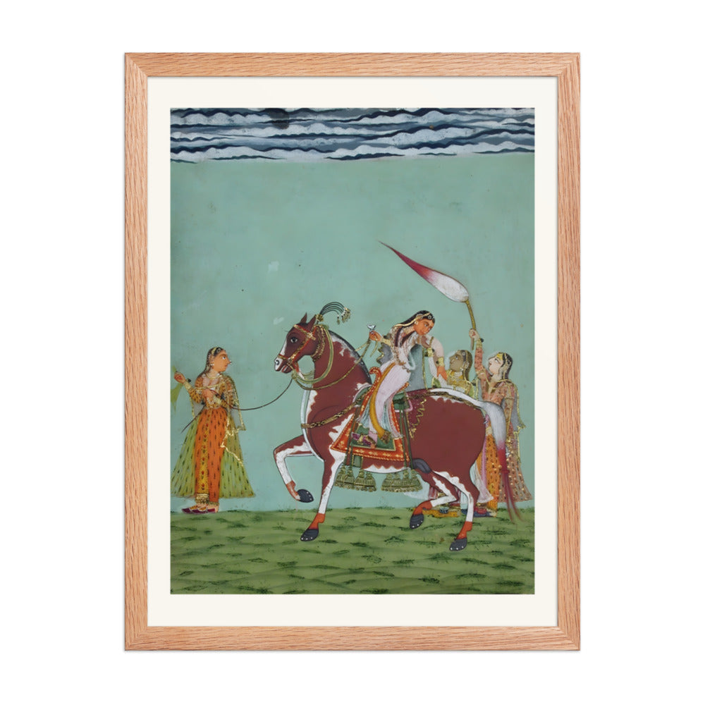 A Woman on Horseback with Attendants — view 5