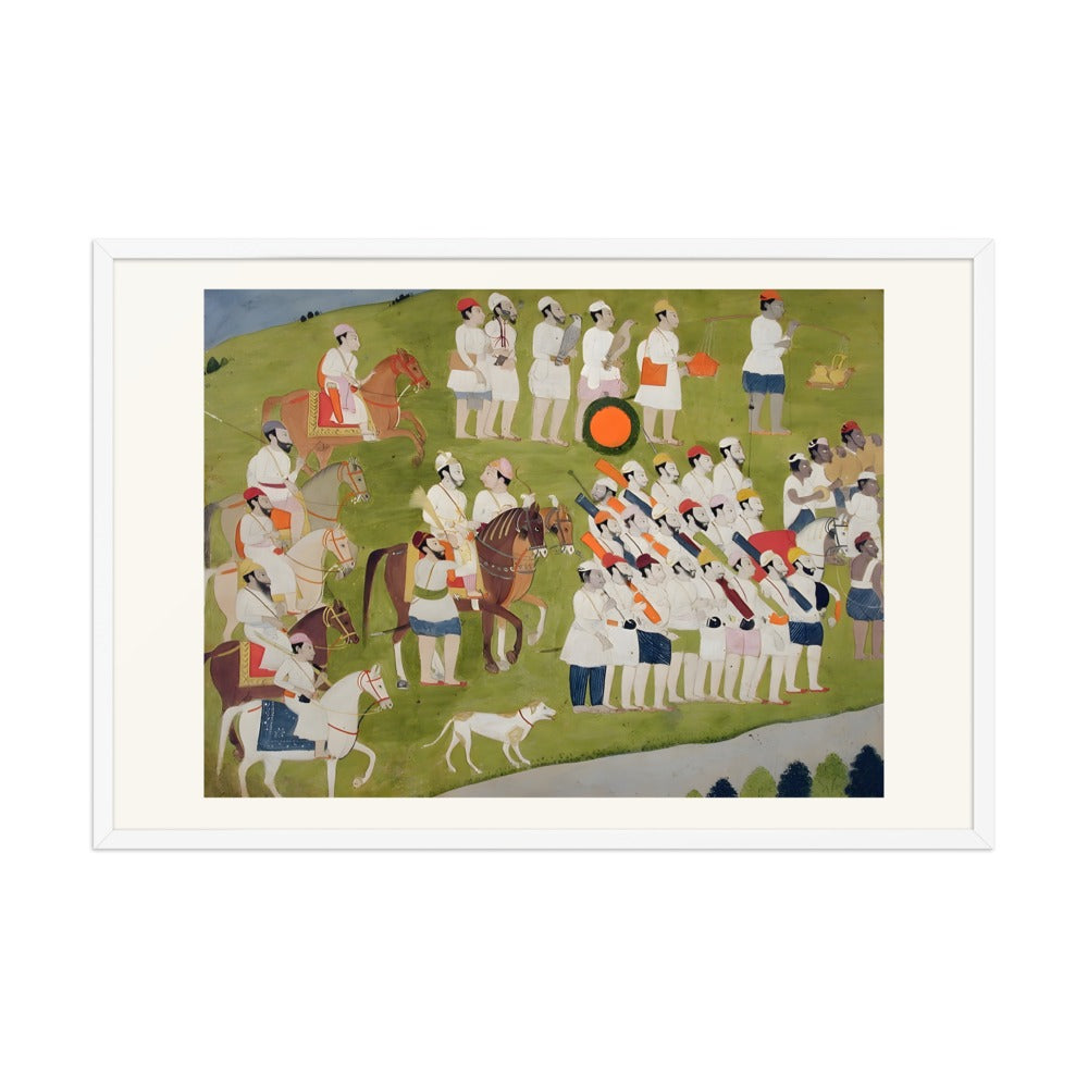 A Bhoti prince prepares for the hunt — view 10