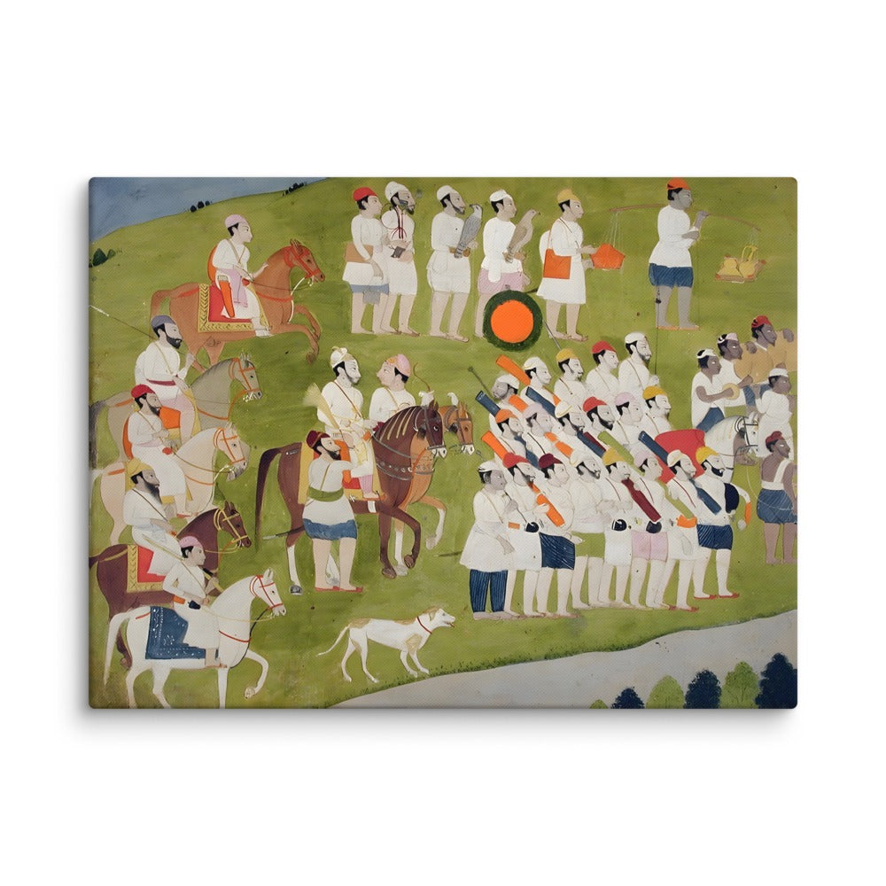 A Bhoti prince prepares for the hunt — view 13