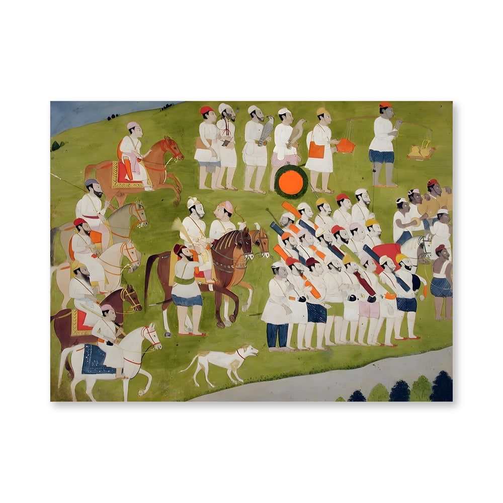 A Bhoti prince prepares for the hunt — view 4