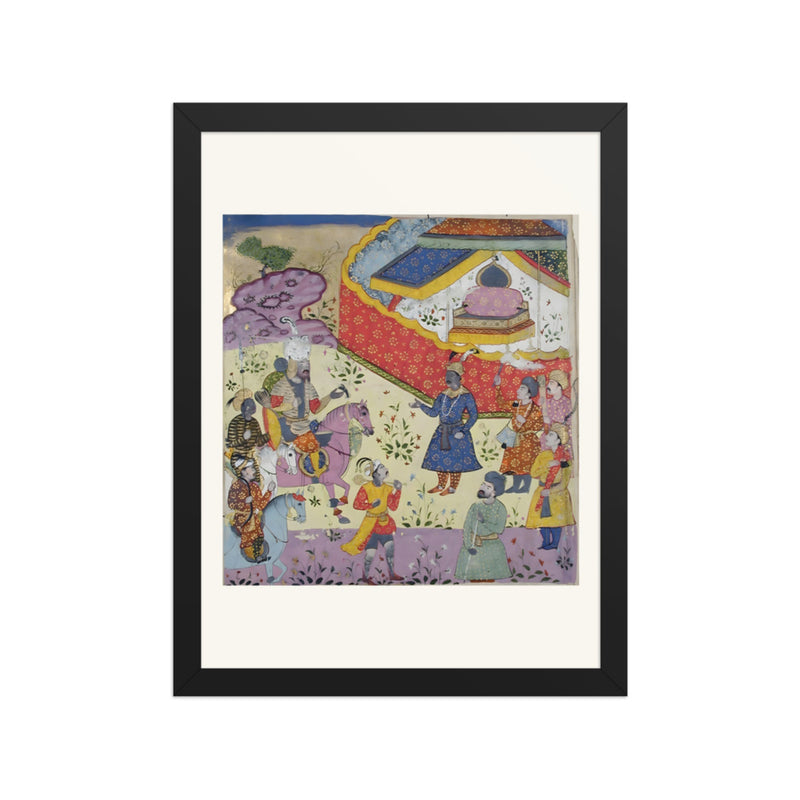 A king receives Rustam