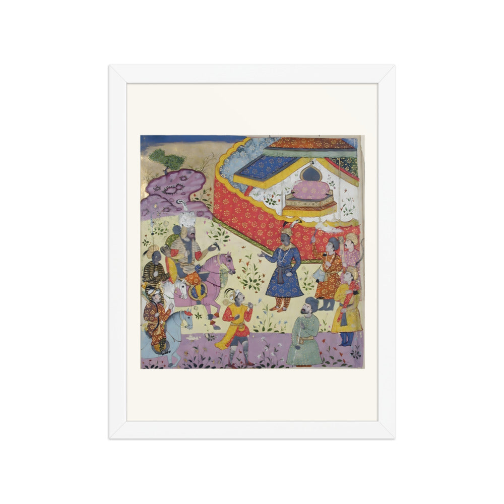 A king receives Rustam — view 3