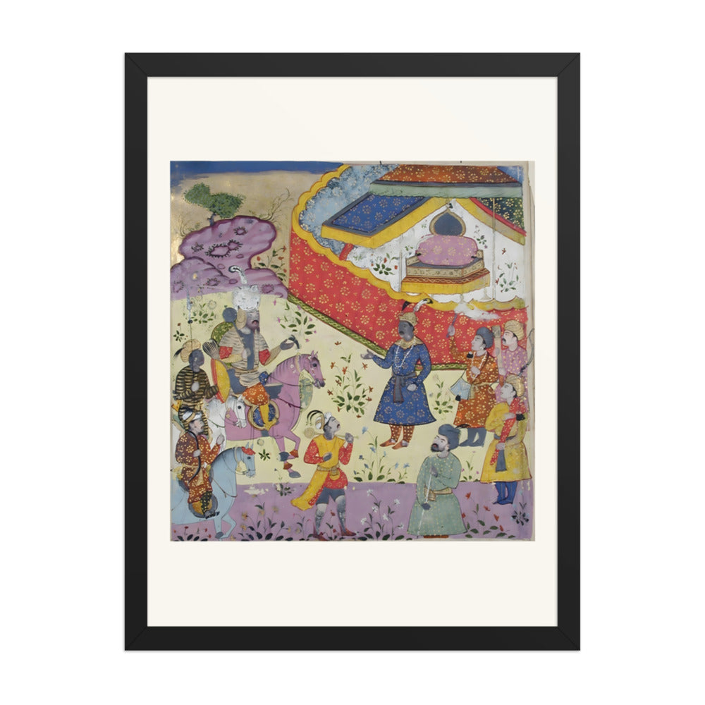 A king receives Rustam — view 4