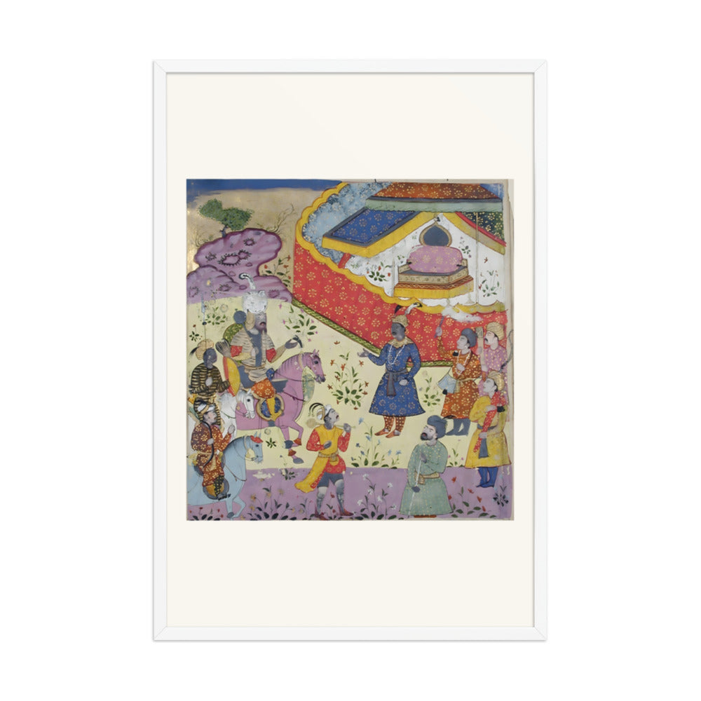 A king receives Rustam — view 9
