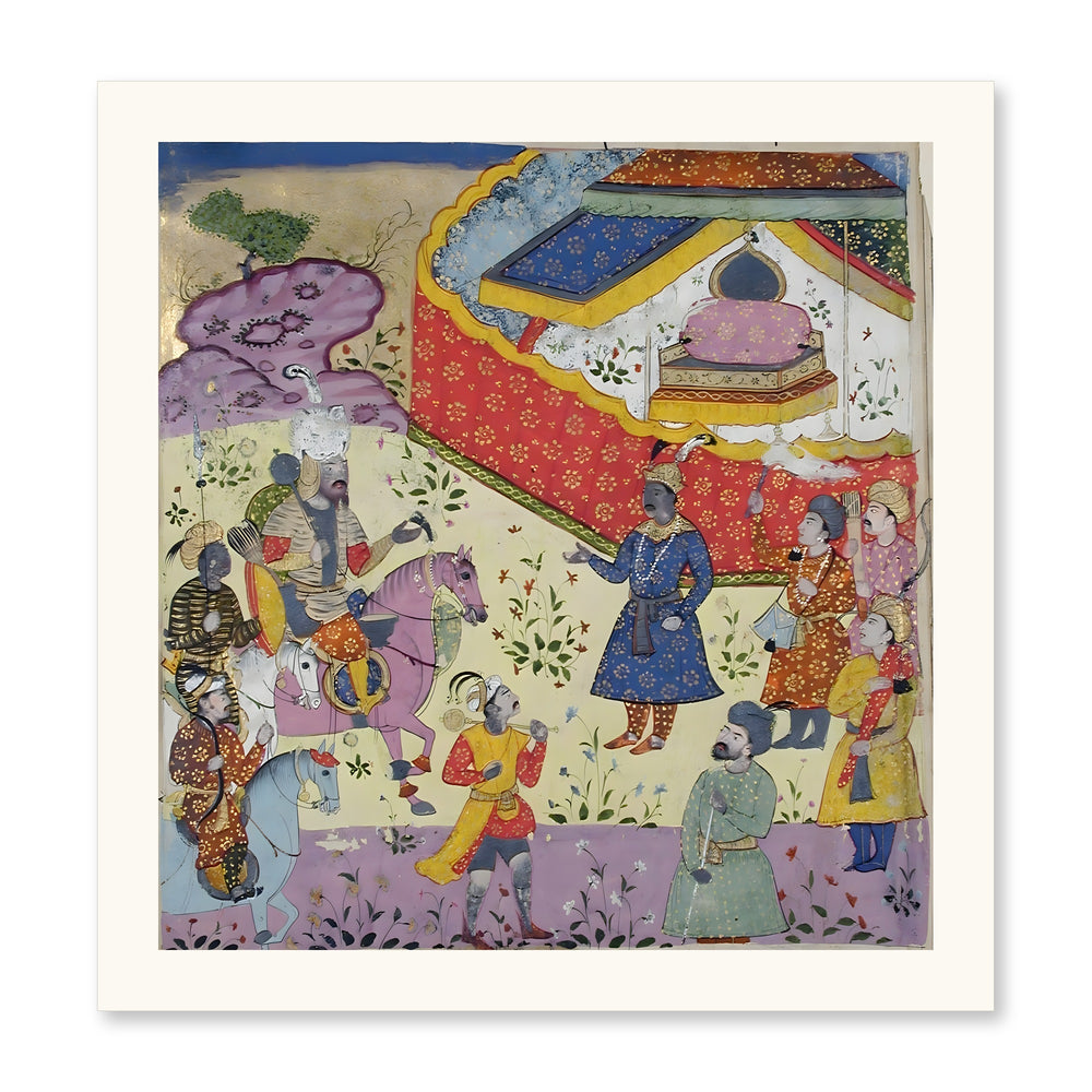 A king receives Rustam — view 10
