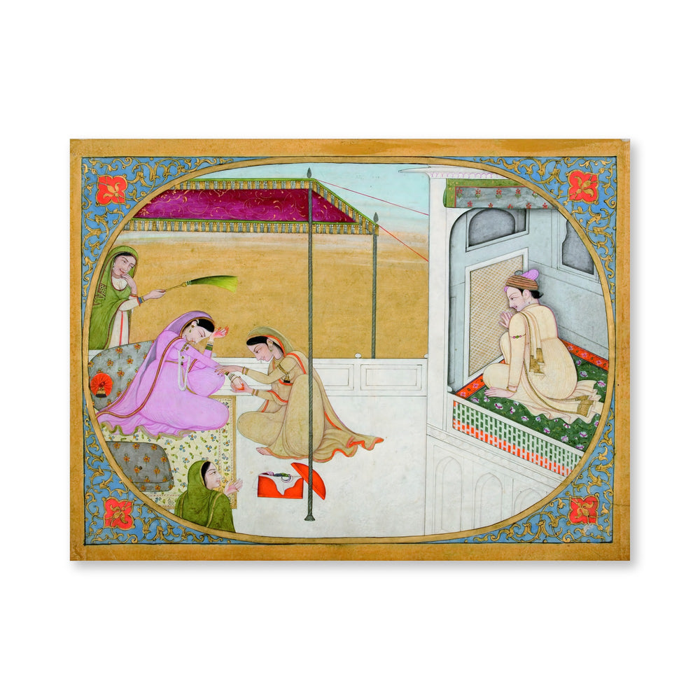 A prince spying at the preparations of his mistress — view 4