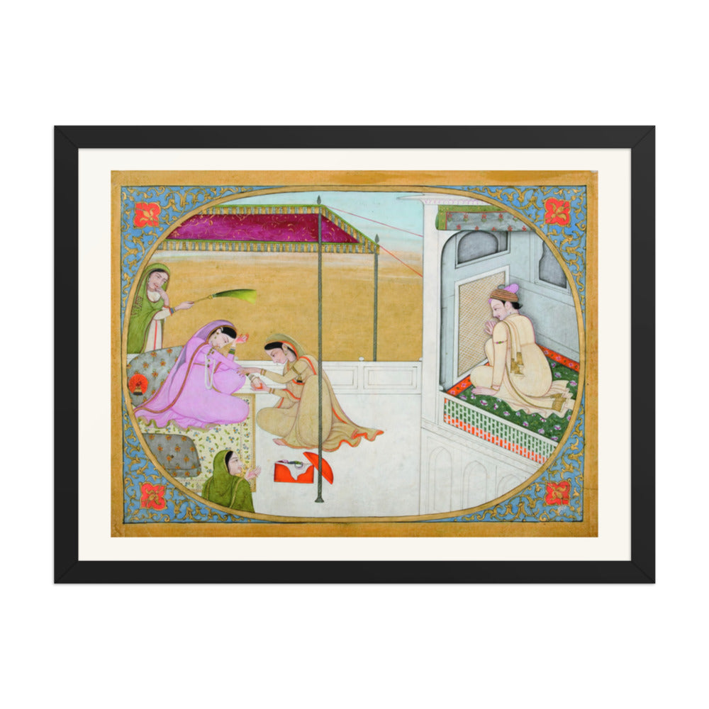 A prince spying at the preparations of his mistress — view 4