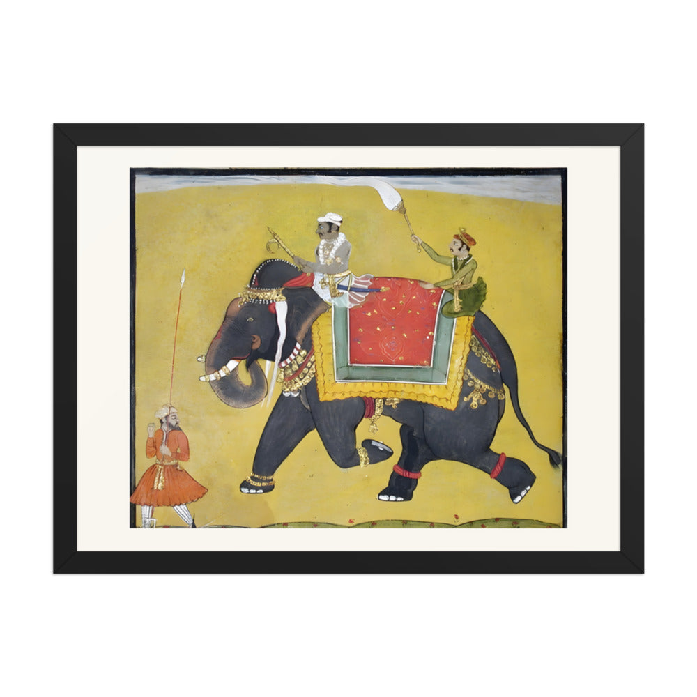 A raja riding an elephant — view 4