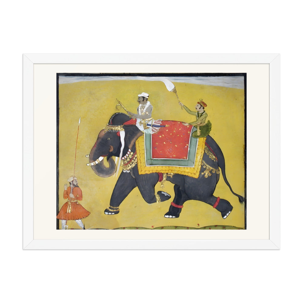 A raja riding an elephant — view 6