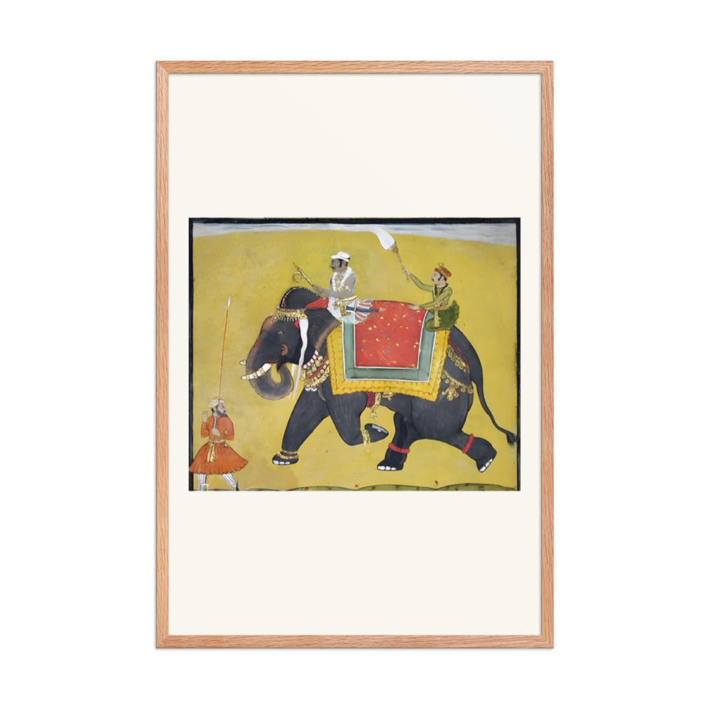 A raja riding an elephant — view 8