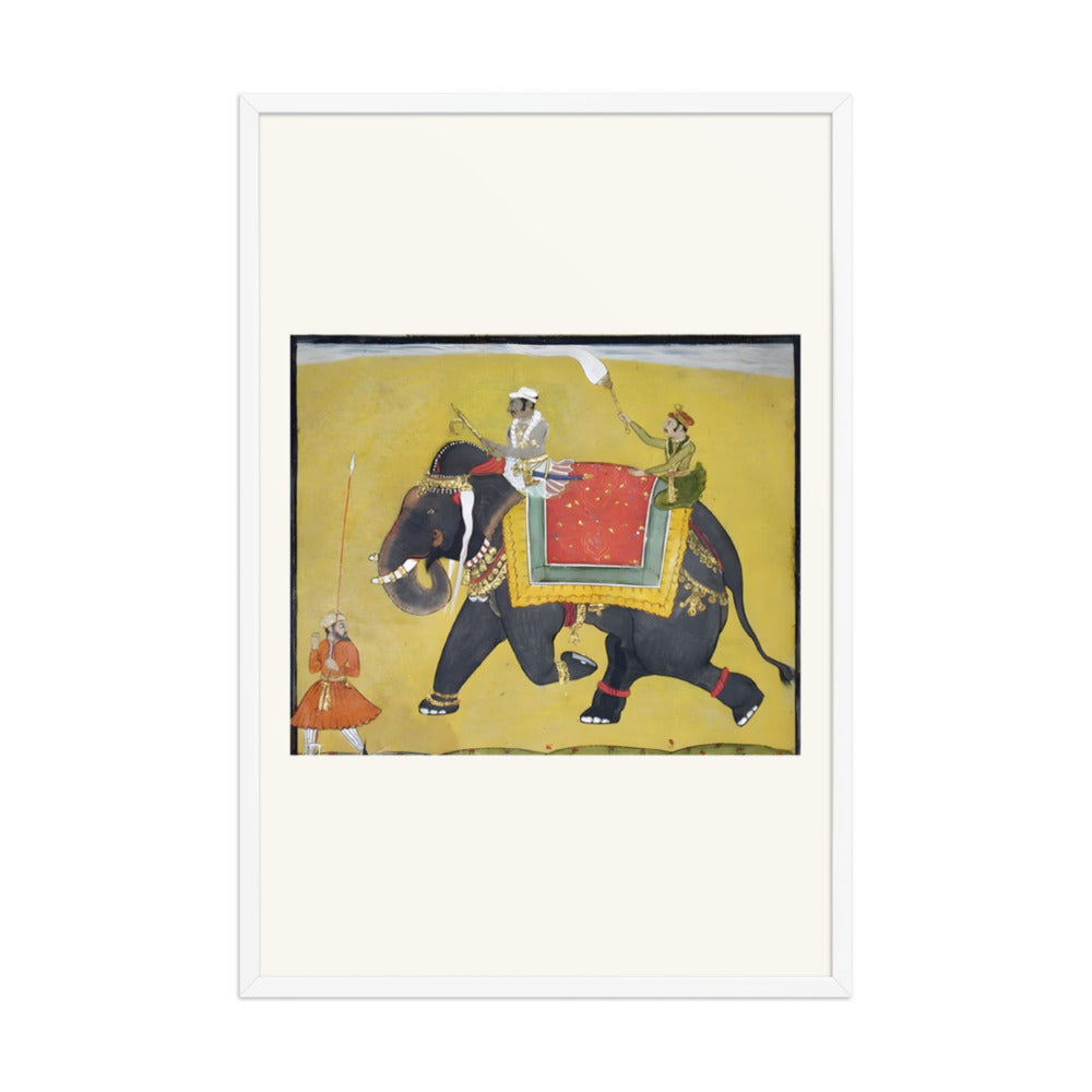 A raja riding an elephant — view 9