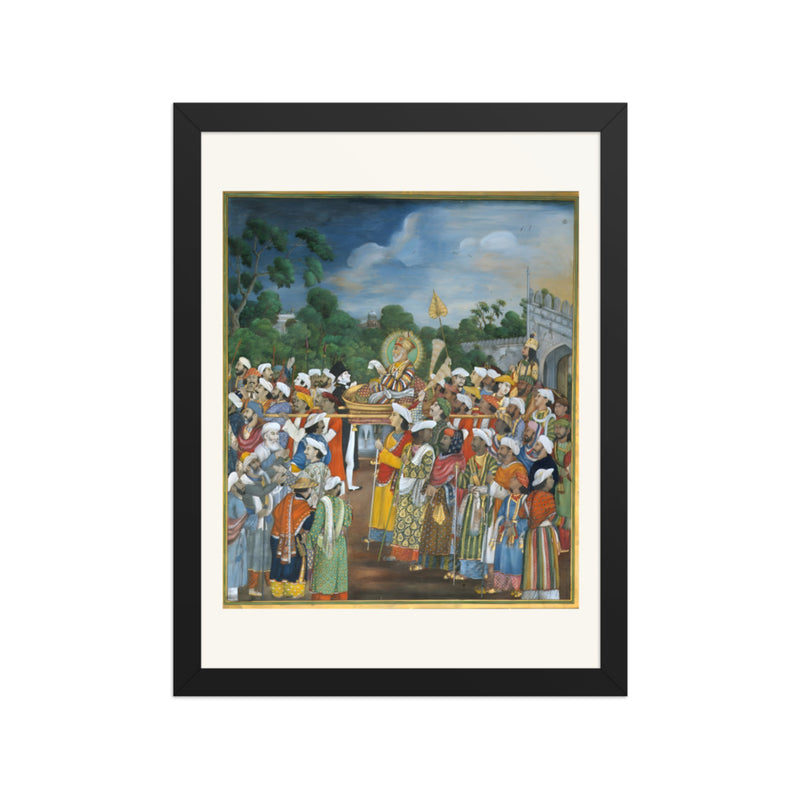 Akbar Shah II Receives the British Resident