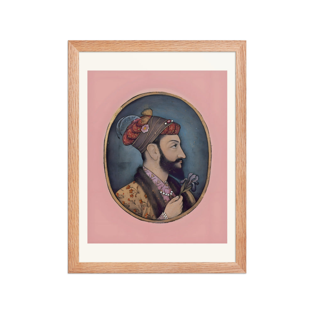 Aurangzeb Bahadur holding an iris — view 2