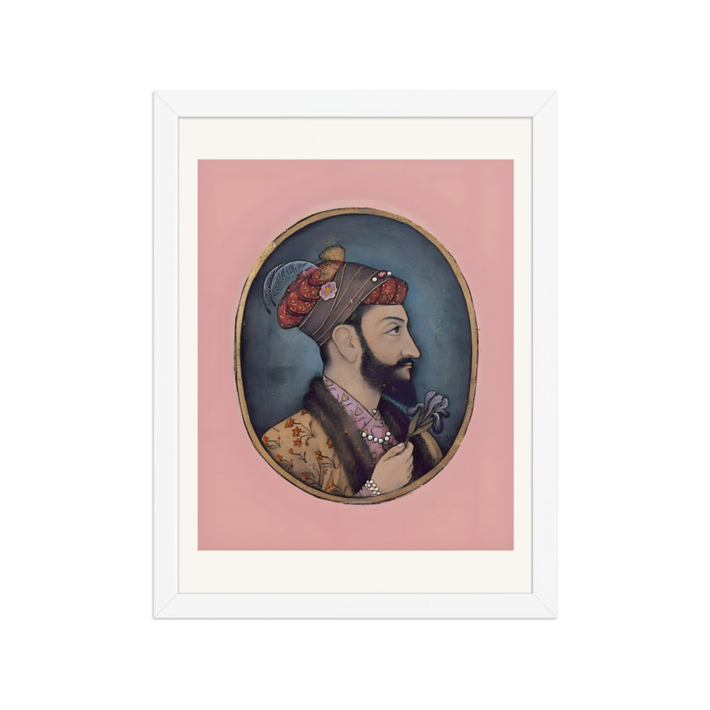 Aurangzeb Bahadur holding an iris — view 3