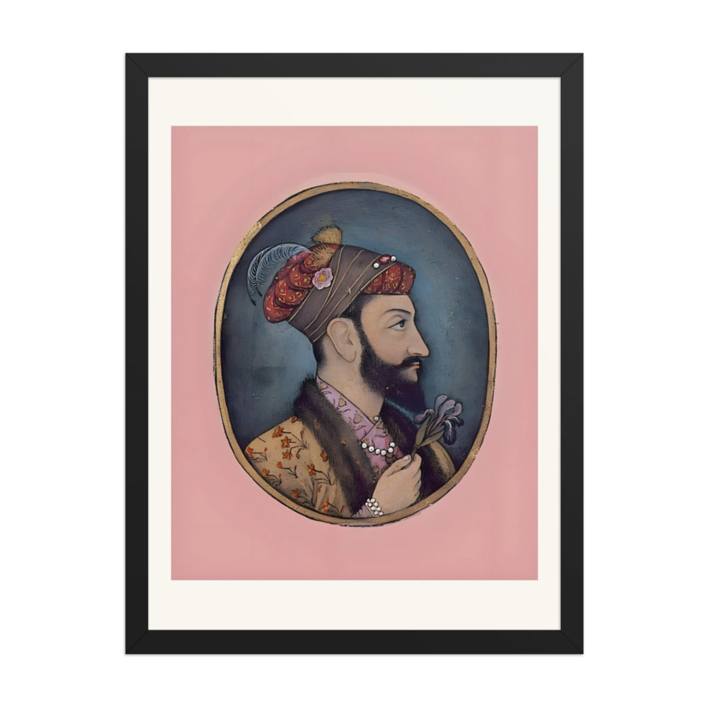 Aurangzeb Bahadur holding an iris — view 4