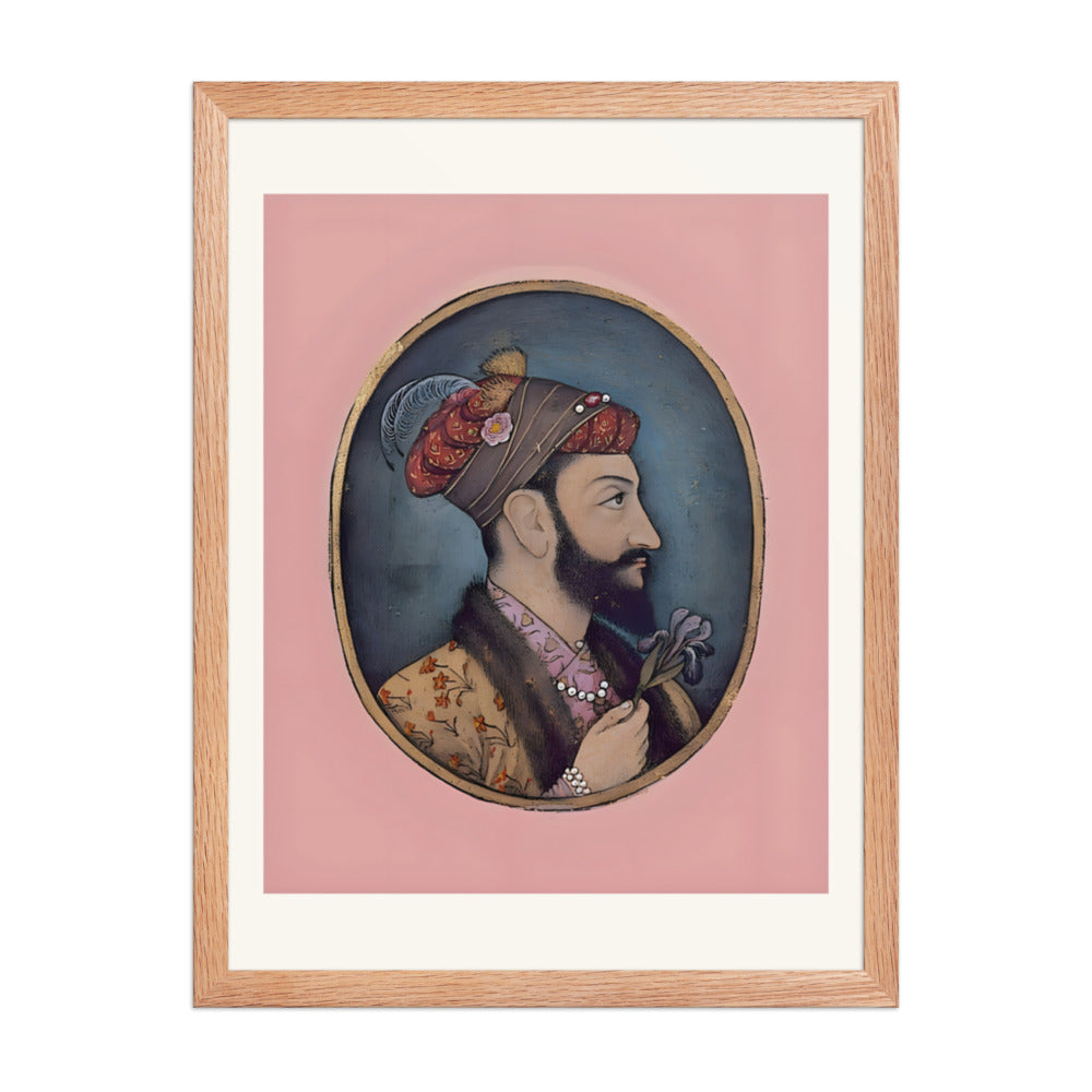 Aurangzeb Bahadur holding an iris — view 5