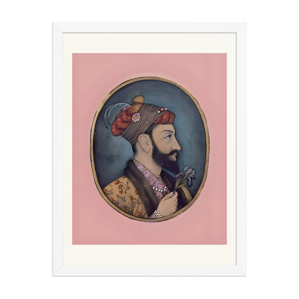 Aurangzeb Bahadur holding an iris — view 6