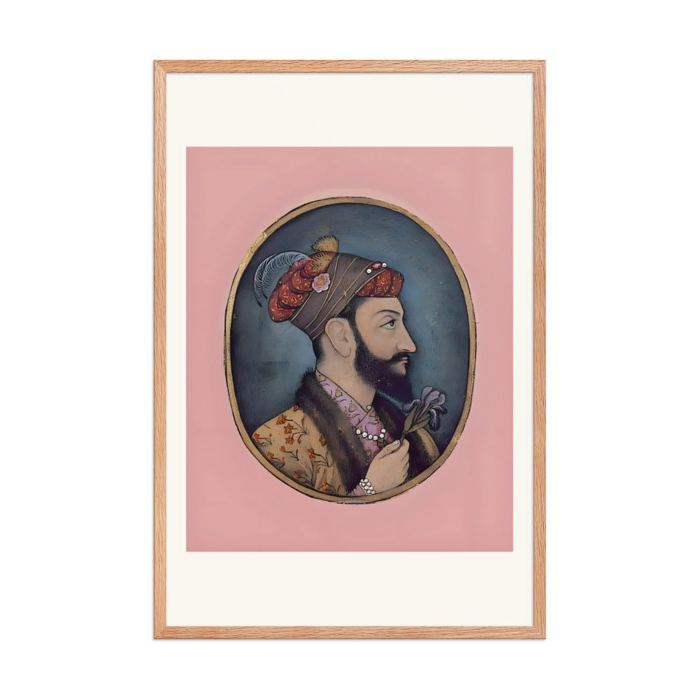 Aurangzeb Bahadur holding an iris — view 8