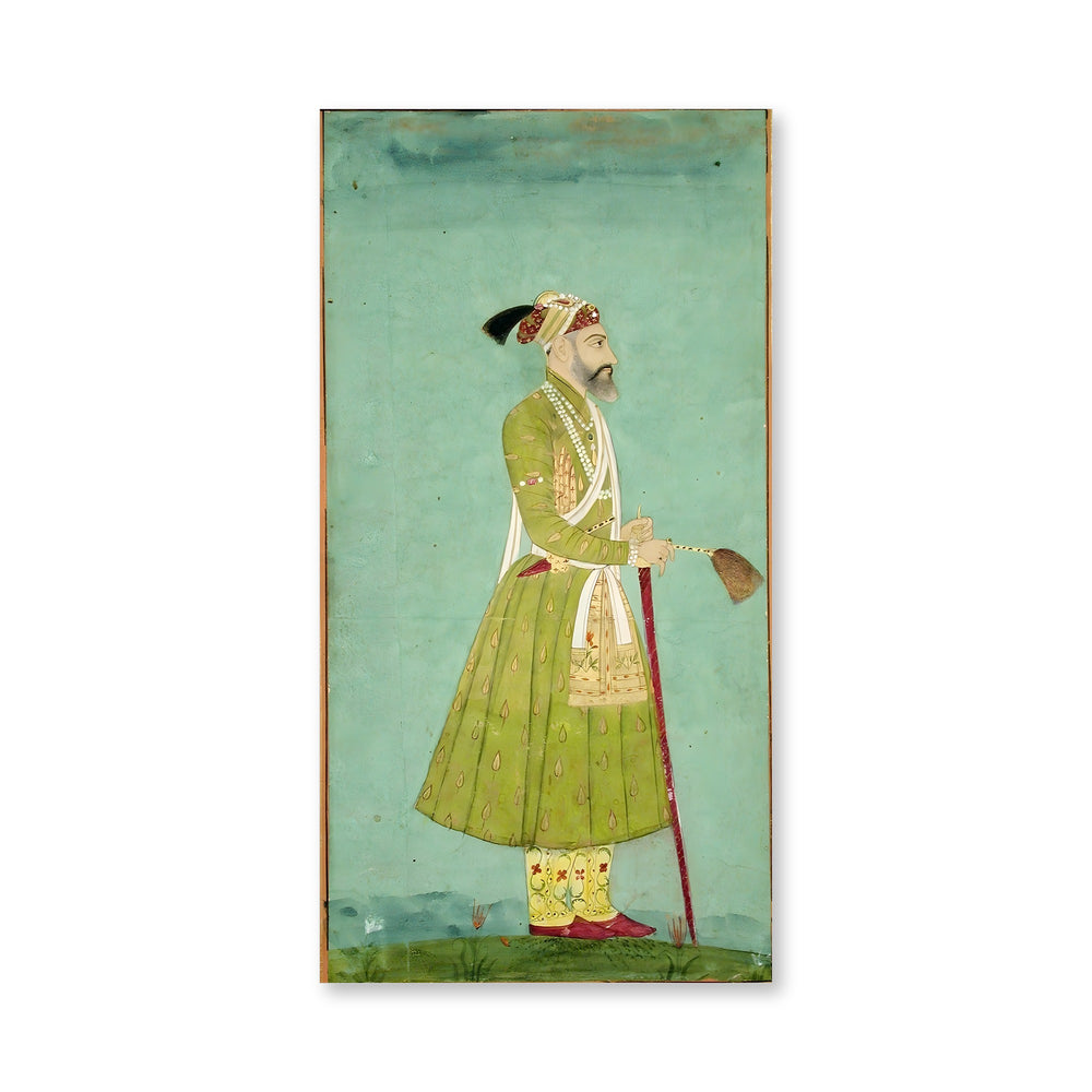 Aurangzeb holding a flywhisk — view 4