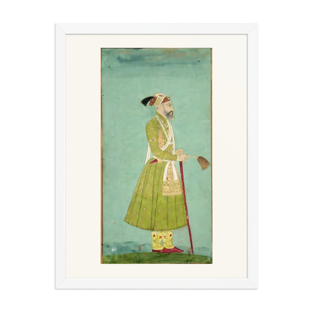 Aurangzeb holding a flywhisk — view 3