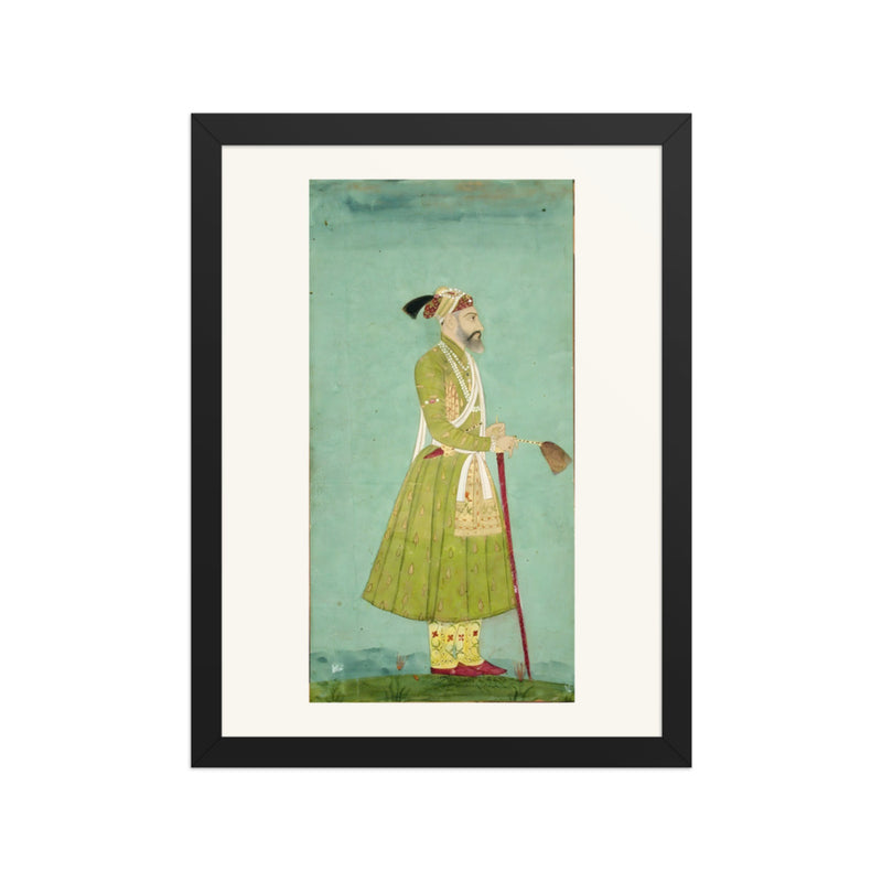 Aurangzeb holding a flywhisk