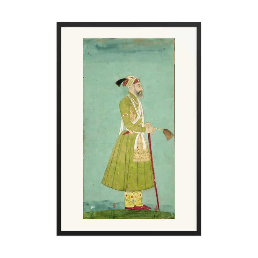 Aurangzeb holding a flywhisk — view 7