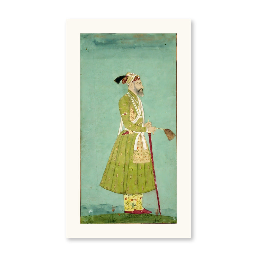 Aurangzeb holding a flywhisk — view 10