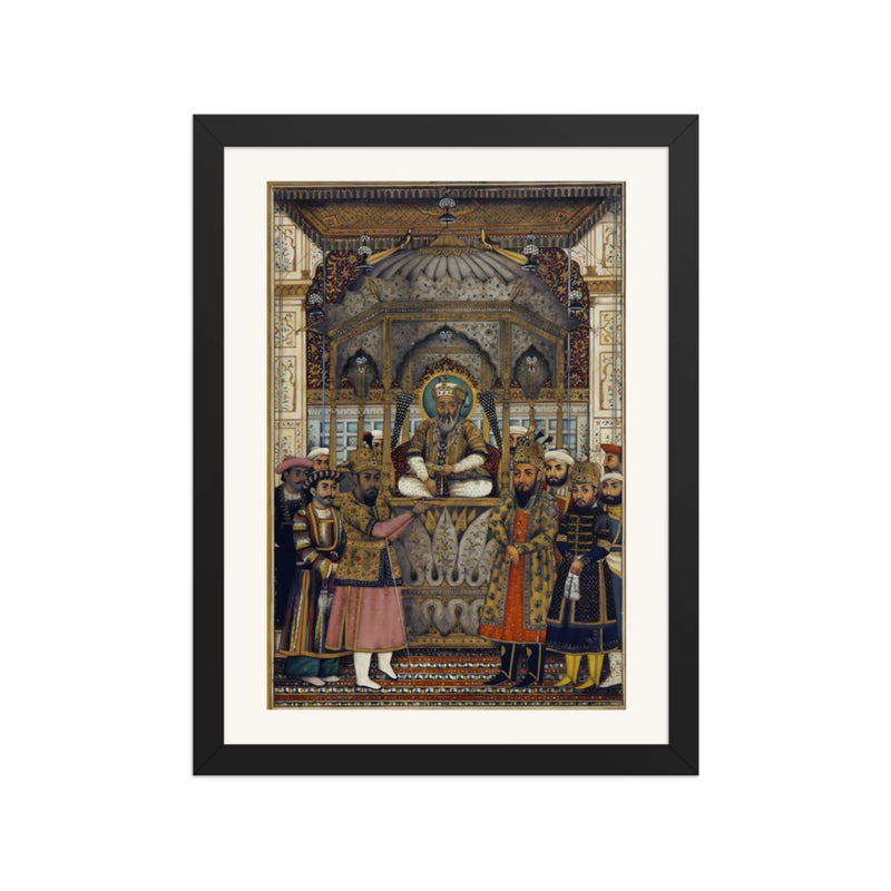 Bahadur Shah II in darbar, 1837