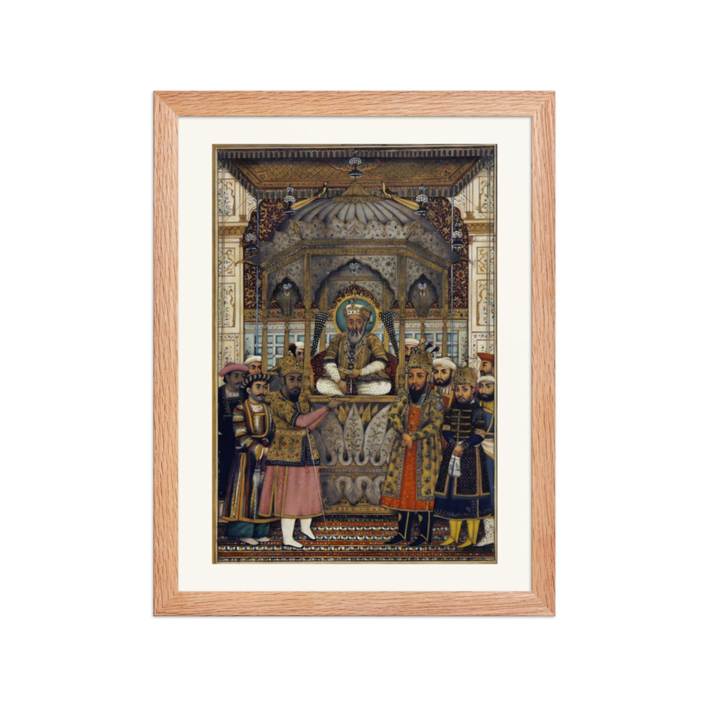 Bahadur Shah II in darbar, 1837 — view 2