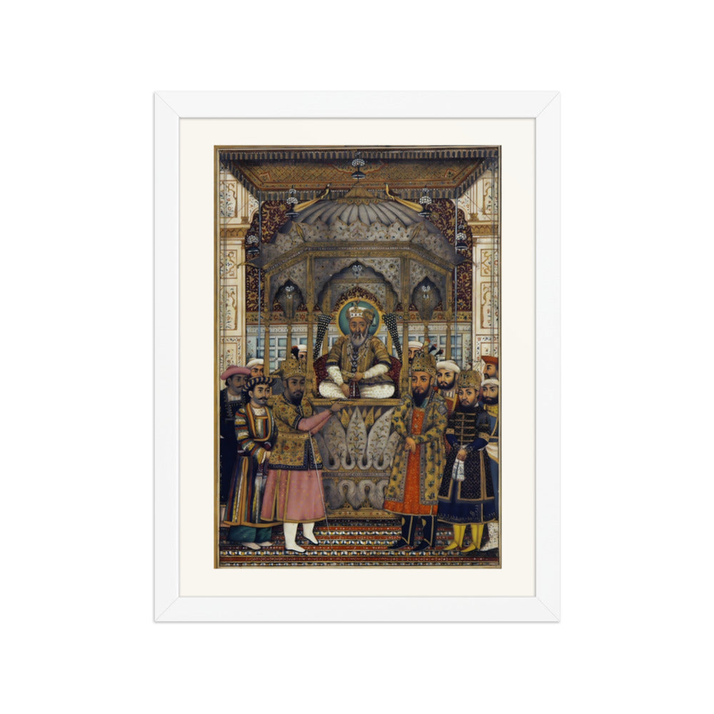 Bahadur Shah II in darbar, 1837 — view 3