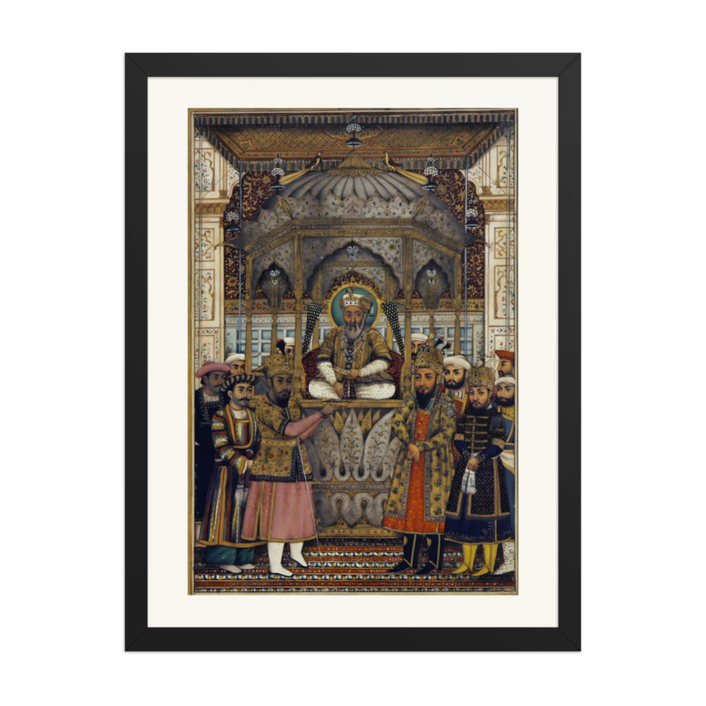 Bahadur Shah II in darbar, 1837 — view 4