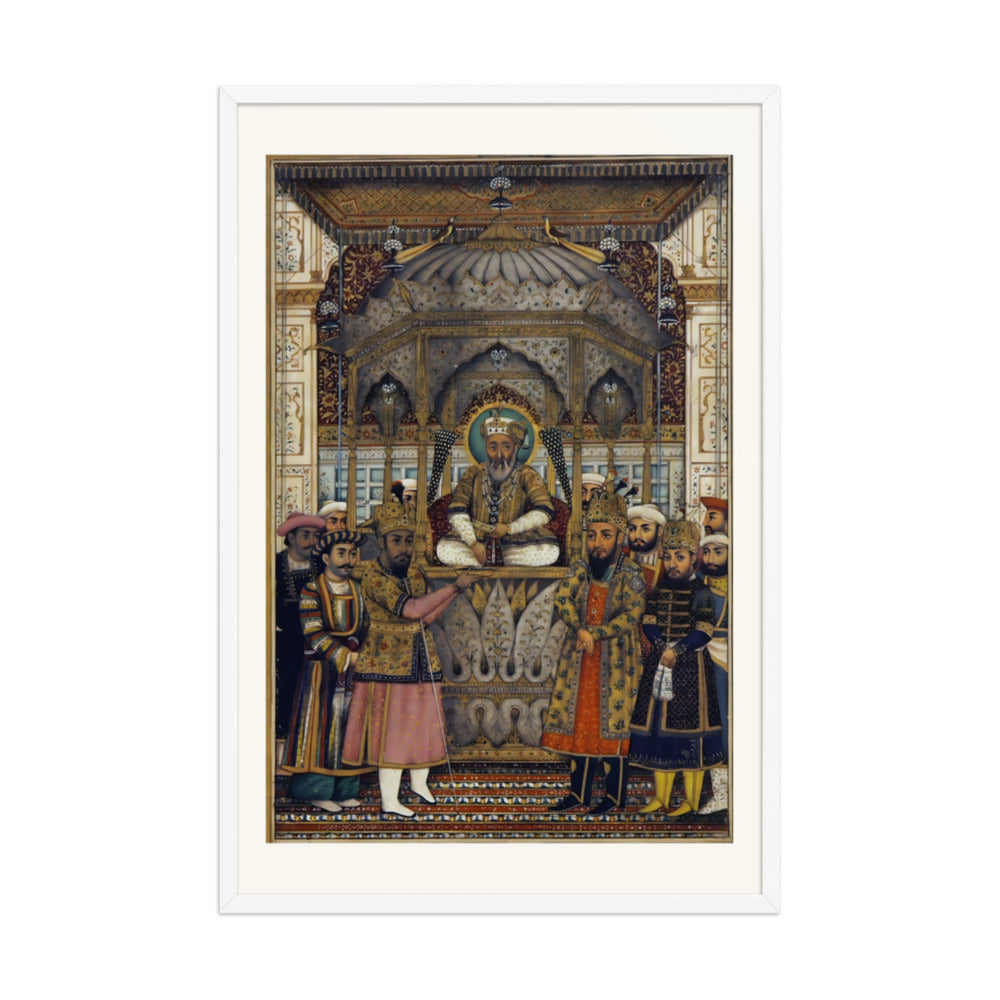 Bahadur Shah II in darbar, 1837 — view 9