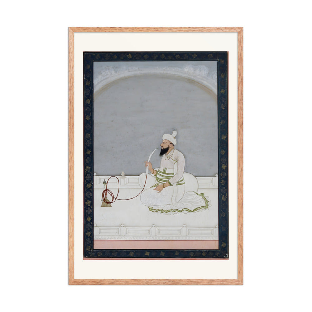 Brij Raj Dev of Jammu smokes a hookah — view 8